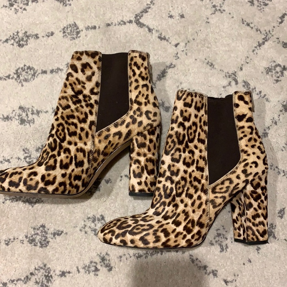 Sam Edelman size 9 animal print booties. Worn once